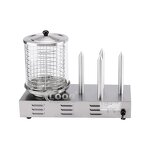 Hotdog Maker Machine - Snack Machine Stainless Steel Commercial Electric Sausage Warmer