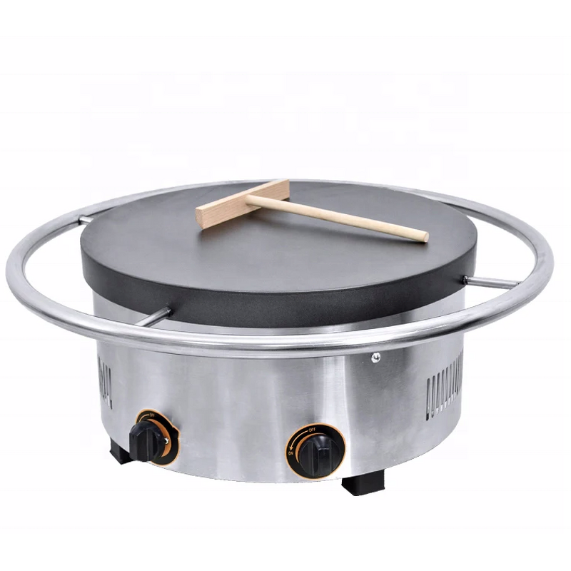 Crepe Maker - Stainless Steel Gas Type LPG Rotating Machine for Sale