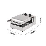 Mini Waffle Maker - Belgian Style Commercial Electric with Stainless Steel Coating