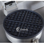 Waffle Maker - Commercial Single Plate 4 Grid Electric Professional Belgian