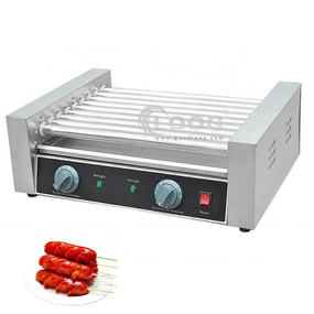 Hotdog Grill Roller Machine - Commercial Electric Sausage Roasting Maker for Sale