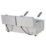Deep Fryer - Commercial Electric with Stainless Steel Double Tanks 220V for Hotel