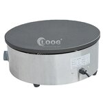 Crepe Maker - Single Plate Custom Stainless Steel Commercial Electric Round