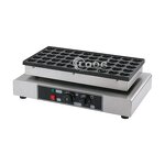 Poffertjes Machine - Electric Heart Shaped Mini Pancake Maker 50 Holes for Sale