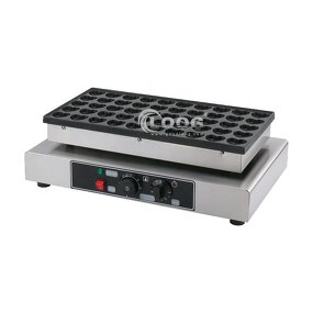 Poffertjes Machine - Electric Heart Shaped Mini Pancake Maker 50 Holes for Sale