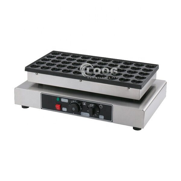 Poffertjes Machine - Electric Heart Shaped Mini Pancake Maker 50 Holes for Sale