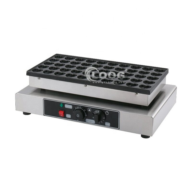 Poffertjes Machine - Electric Heart Shaped Mini Pancake Maker 50 Holes for Sale