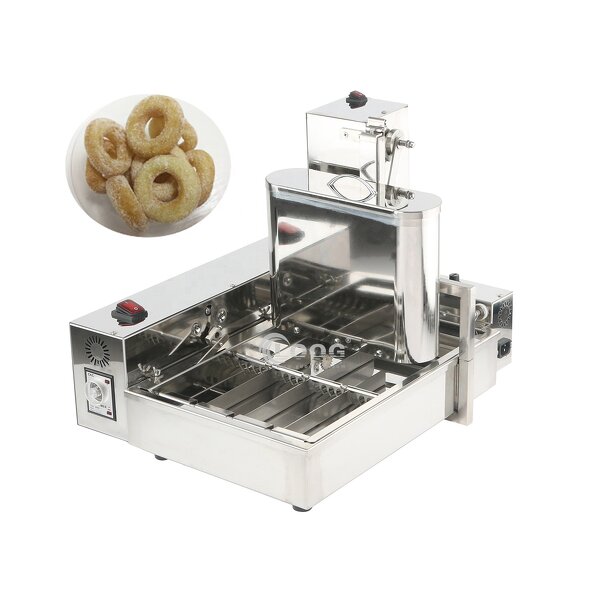Mini Donut Machine - Restaurant Use Automatic Doughnut Maker Fryer Electric