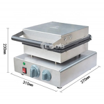 Waffle Cone Maker - Hot Sale High Efficiency Square Commercial Electric Ice Cream