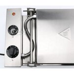 Mini Waffle Maker - Belgian Style Commercial Electric with Stainless Steel Coating