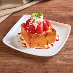 Waffle Model - Customized 3D Food Display Decorative Props Simulation with Dish