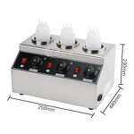 Sauce Warmer Dispenser - Professional Commercial Electric Cheese Chocolate Squeeze
