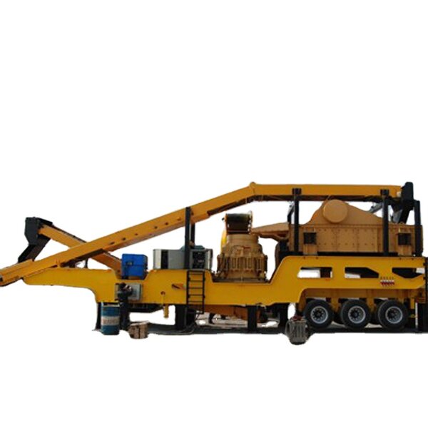 Mobile Cone Crushing Plant Manufacturer - Tyre 50-450t/h