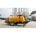 Trailer Mounted Concrete Pump Manufacturer - HBT6016C-5S(T3) 70m3/h Famous Brand