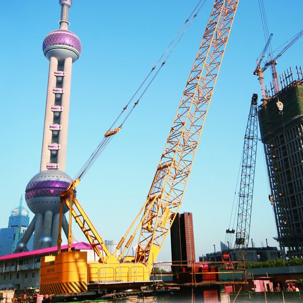 Crawler Crane Manufacturer - 80 Ton QUY80 Hydraulic Boom Mobile