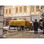 Trailer Mounted Concrete Pump Manufacturer - HBT6016C-5S(T3) 70m3/h Famous Brand