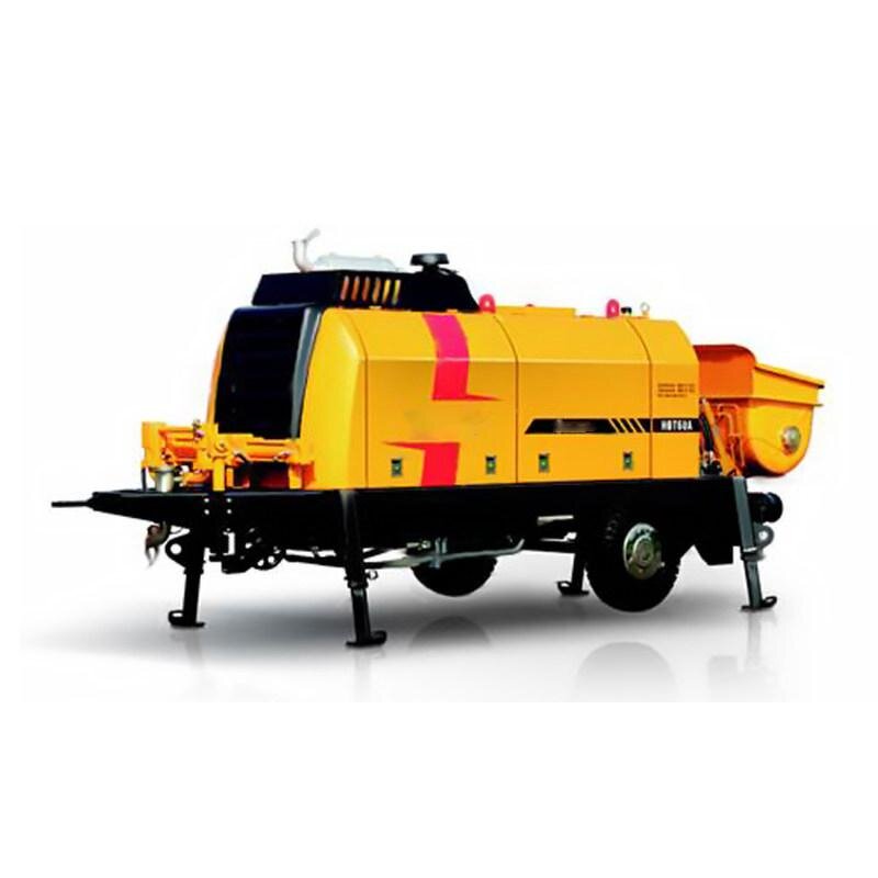 Trailer Mounted Concrete Pump Manufacturer - HBT6006A-5 70m3/h China Brand