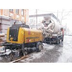 Trailer Mounted Concrete Pump Manufacturer - HBT6013C-5 65m3/h
