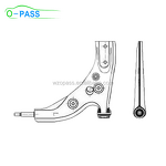 Front Lower Track Control Arm - OPASS for FORD Laser & Mazda 323 Protege