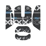 LAMZU Atlantis Mouse Sticker - Pro Lightweight Suede/Football Texture Sweat Absorbing