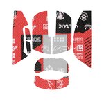 LAMZU Atlantis Mouse Sticker - Pro Lightweight Suede/Football Texture Sweat Absorbing