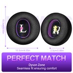 Replacement Ear Pads - for Dyson Zone Air Purifying Headphone Earmuffs WP01 WP02