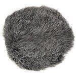Furry Windscreen Muff - Gray for Snowball Condenser Microphone Wind Cover