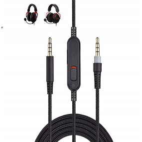 Replacement Audio Cable - Upgrade with Microphone Alpha Earphone 3.5mm