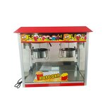 Popcorn Machine Manufacturer - Electric 1400W Hot Air Commercial with Heated Storage