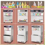 Soft Ice Cream Machine Manufacturer - Commercial 3 Flavors Automatic Gelato Maker