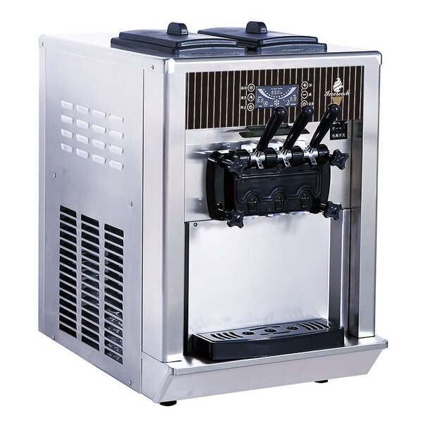 Soft Ice Cream Machine Manufacturer - Commercial 3 Flavors Table Top Yogurt Ice Cream