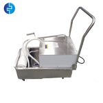 Deep Fryer Filter Machine Manufacturer - with Oil Drain Commercial Mobile 550W 32L/min