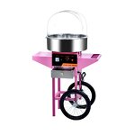 Cotton Candy Machine Manufacturer - Commercial Trolley with Transparent Cover