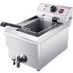 Deep Fryer Manufacturer - Commercial Double Electric Automatic with Removable Basket