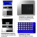 Ice Maker Machine Manufacturer - Commercial Cube 80kg/24H with LED Screen