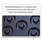 Donut Maker Manufacturer - Electric 1550W Commercial 6 Holes Double-Sided Heating