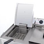 Deep Fryer Manufacturer - Electric Industrial with Removable Baskets Temperature Limiter