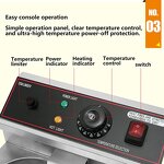 Deep Fryer Manufacturer - 73B Commercial Restaurant 35L LPG Gas Temperature Control