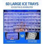 Ice Cube Maker Manufacturer - Commercial Stainless Steel Automatic 40KG