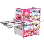 Cotton Candy Machine Manufacturer - Small Business Automatic with Poster and Bowl