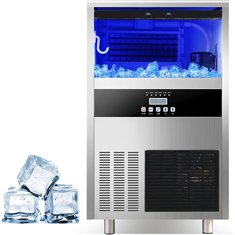 Ice Cube Maker Manufacturer - Commercial Stainless Steel Automatic 40KG