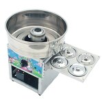 Cotton Candy Machine Manufacturer - Small Business Automatic with Poster and Bowl