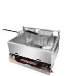 Deep Fryer Manufacturer - Commercial Single Tank Stainless Steel with Tanks and Lid