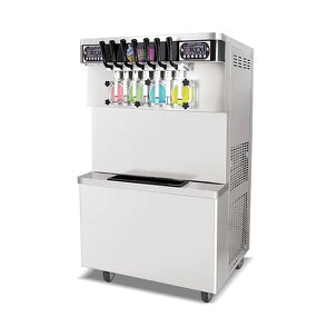 Soft Ice Cream Machine Manufacturer - Commercial 3 Flavors Automatic Gelato Maker