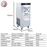 Hard Ice Cream Machine Manufacturer - Vertical Gelato Maker Commercial Ice Cream Maker