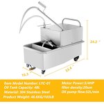 Sauce Dispenser Manufacturer - Commercial 3.5L Capacity Kitchen Restaurant with Pump