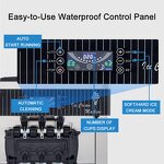 Soft Ice Cream Machine Manufacturer - Commercial 3 Flavors Countertop Yogurt Gelato