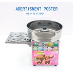 Cotton Candy Machine Manufacturer - Automatic Gas Commercial for Snack