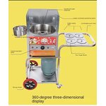 Cotton Candy Machine Manufacturer - Commercial Gas Cart Heavy Duty for Snack
