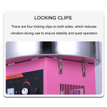 Cotton Candy Machine Manufacturer - Commercial Trolley with Transparent Cover